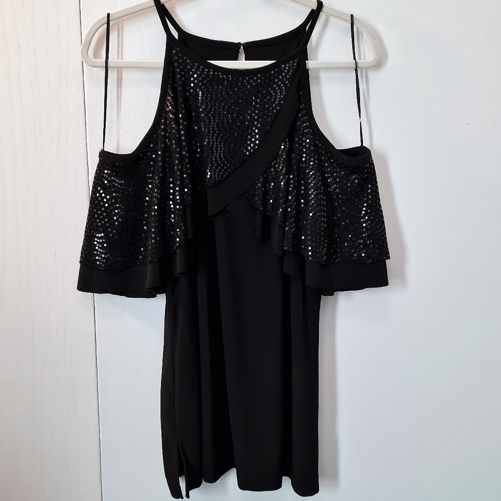 RM Richards Brand Cold Shoulder Evening Blouse Size Xl